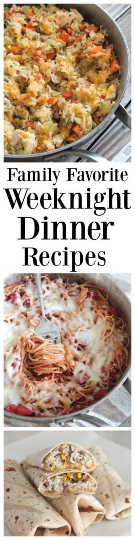 Family Favorite Weeknight Dinner Recipes
