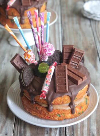 Funfetti Candy Birthday Cake