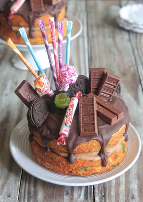 Funfetti Candy Birthday Cake
