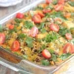 Overnight Mexican Breakfast Casserole