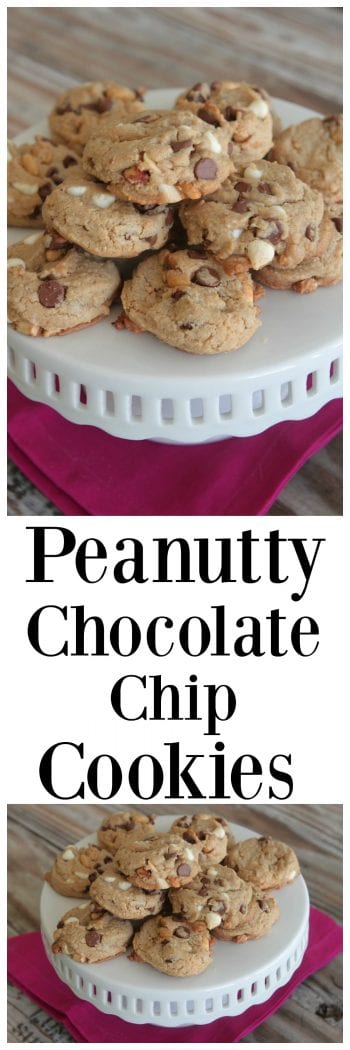 Peanutty Chocolate Chip Cookies