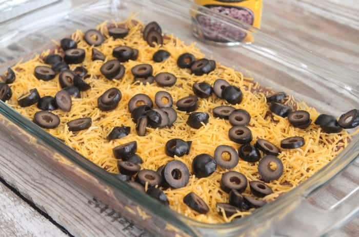 Fiesta 7 Layer Rice Bake | Mexican Rice Casserole Recipe