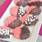 Chocolate Covered Strawberry Cake Cookies