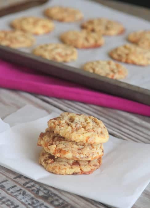 Butterfinger Cake Cookies