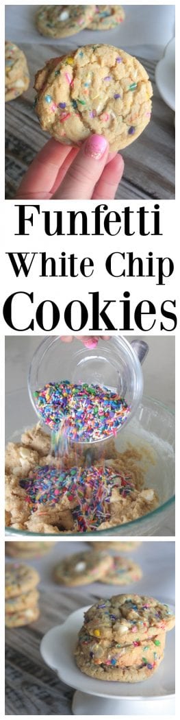 Funfetti White Chip Cookies