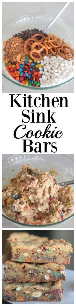 Kitchen Sink Cookie Bars