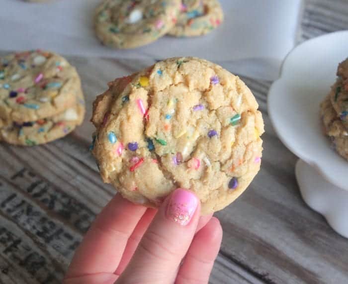 Funfetti White Chip Cookies