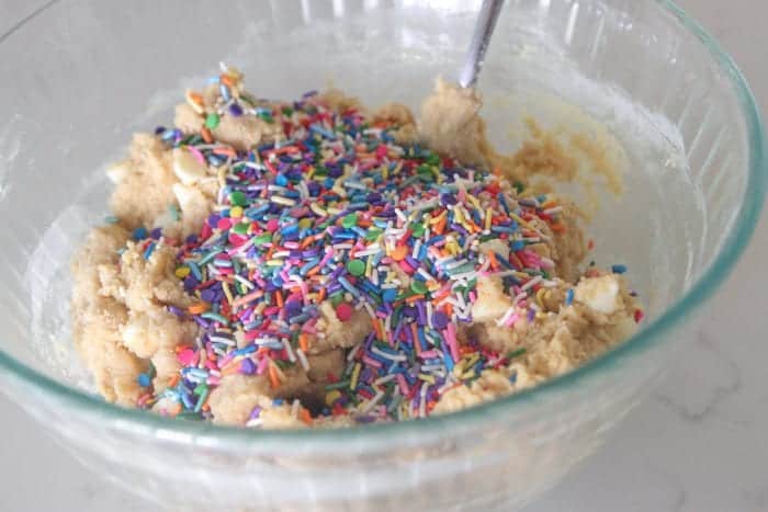 Funfetti White Chip Cookies