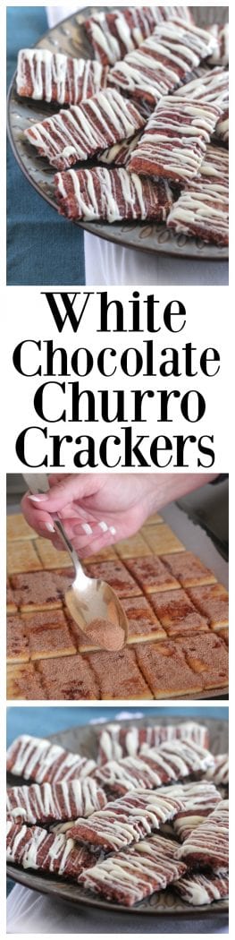 White Chocolate Churro Crackers