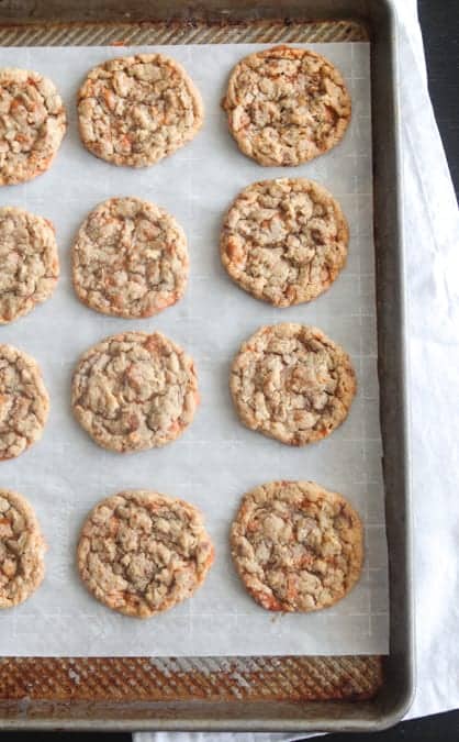 Oatmeal Butterfinger Chip Cookies