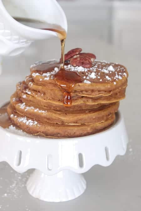 Pumpkin Pecan Buttermilk Pancakes