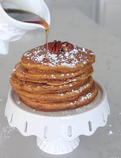 Pumpkin Pecan Buttermilk Pancakes