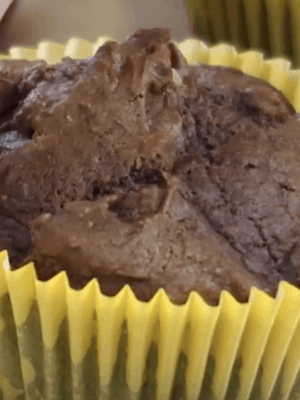 Image of chocolate pumpkin pecan muffin batter