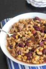 Turkey Taco Soup Mac