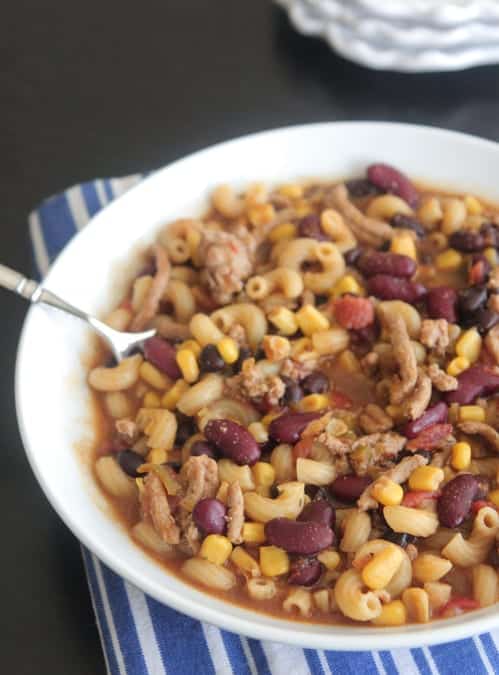 Turkey Taco Soup Mac