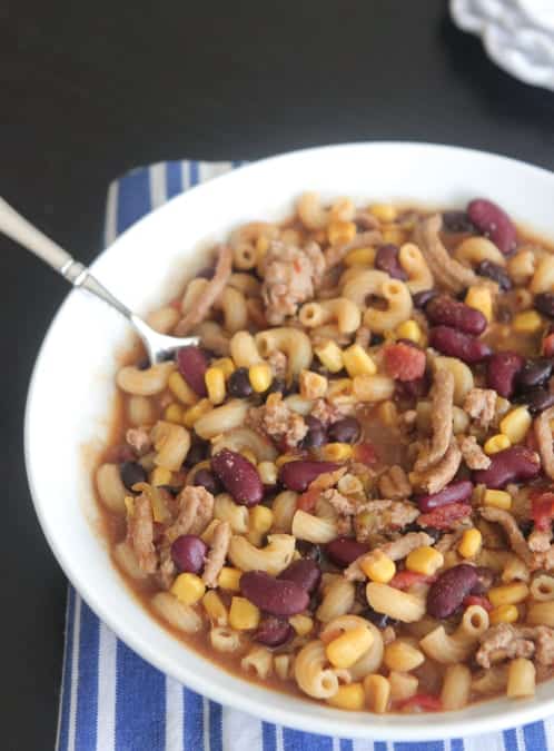 Turkey Taco Soup Mac