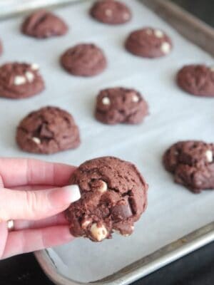 Hot Chocolate Pudding Cookies
