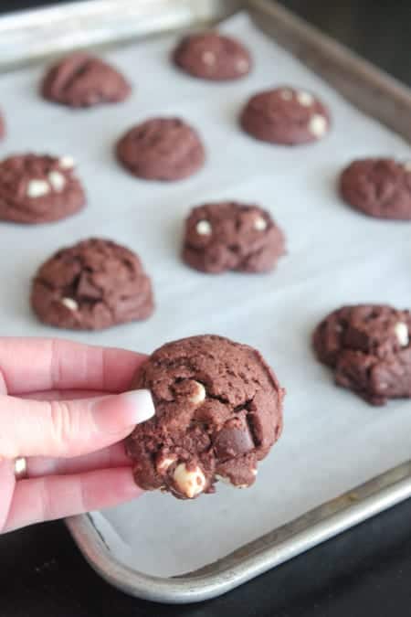 Hot Chocolate Pudding Cookies