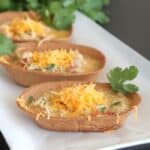 Chicken Taco Soup Boats