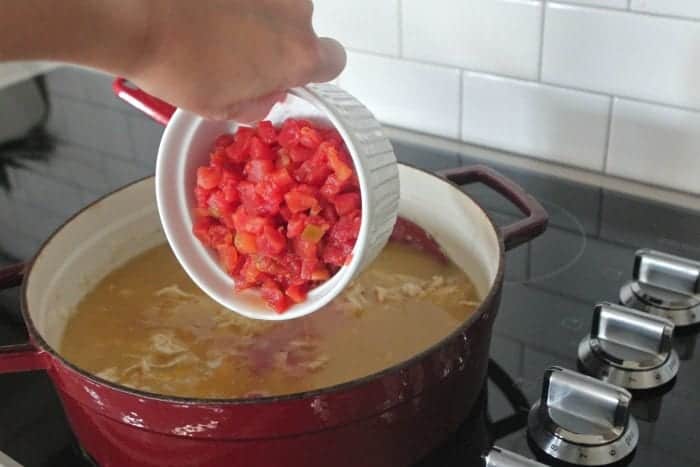 Chicken Taco Soup Boats