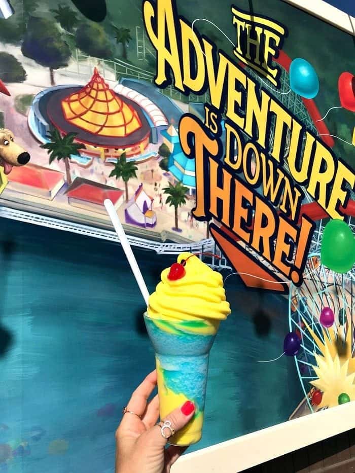 Foodatdisneyland  The Pixar Pier Frosty Parfait from Adorable