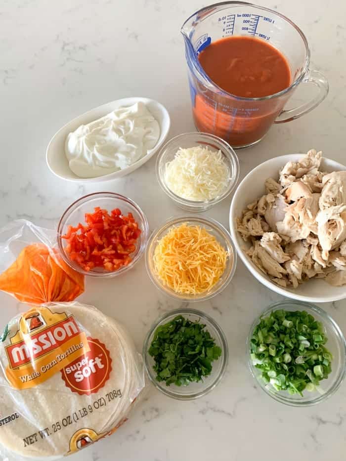 Soirée Enchiladas au Poulet