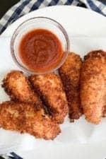 Crispy Parmesan Sriracha Chicken Tenders