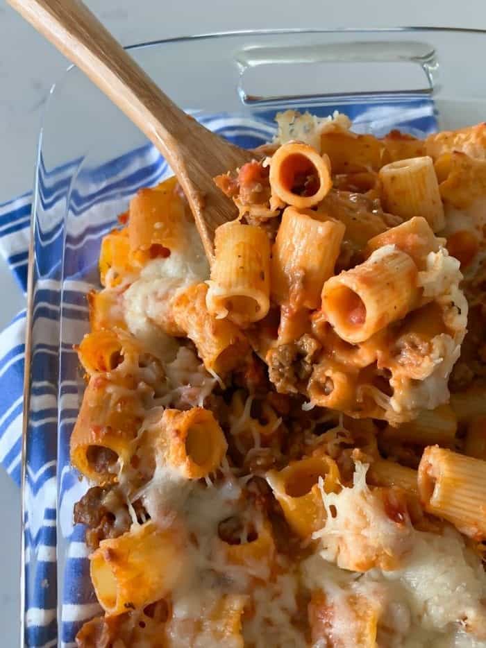 Creamy 3 Cheese Rigatoni