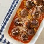 Cheddar Stuffed Homemade Meatballs