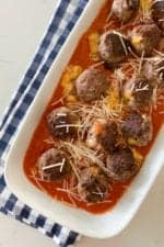 Cheddar Stuffed Homemade Meatballs