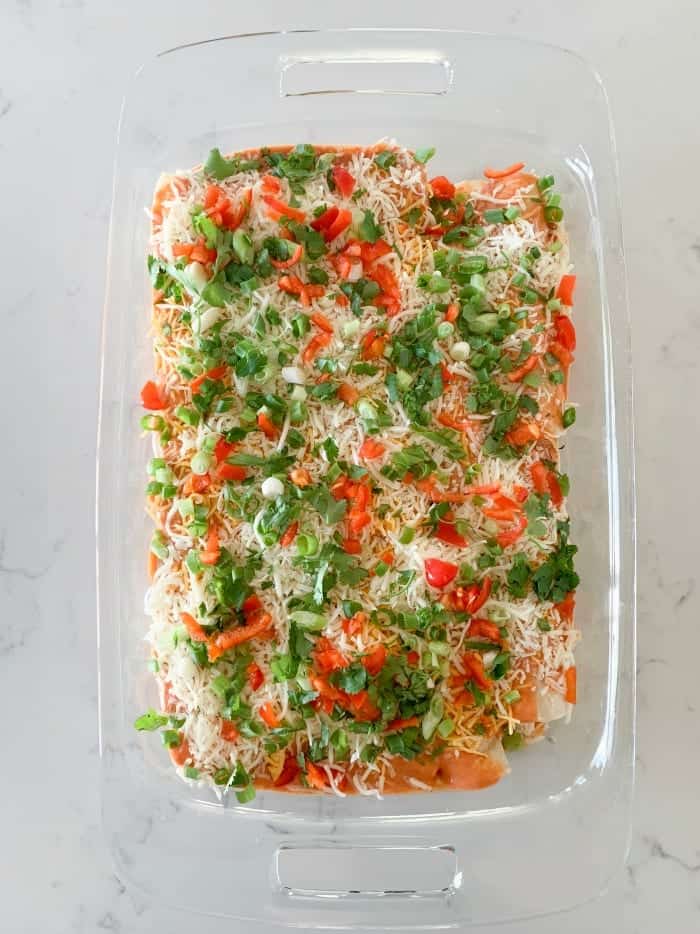 Enchiladas hebdomadaires au poulet