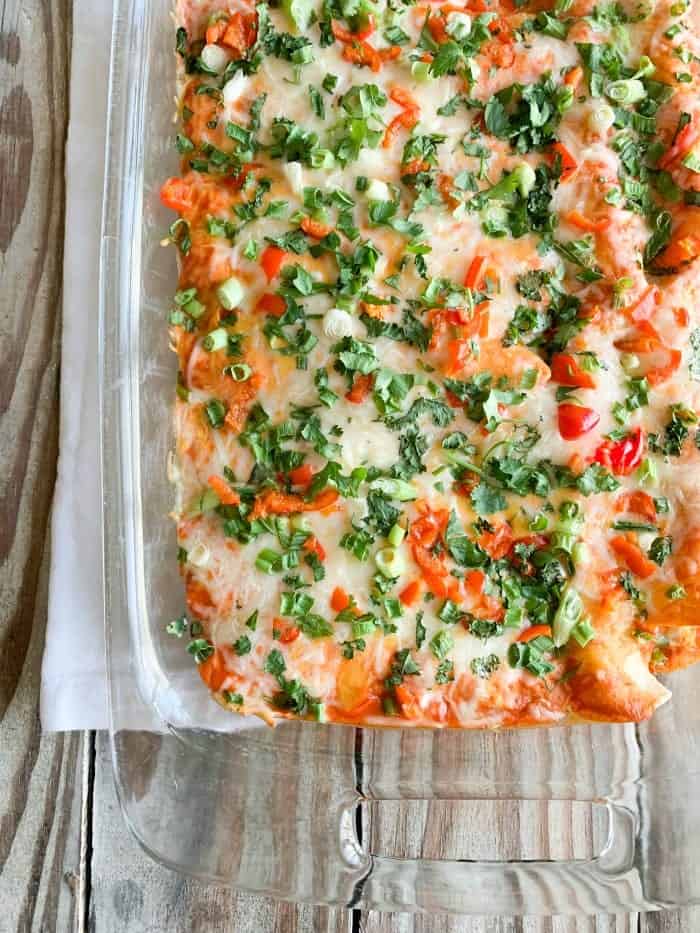 Weeknight Chicken Enchiladas