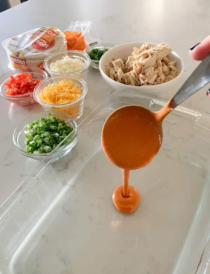 Soirée Enchiladas au Poulet