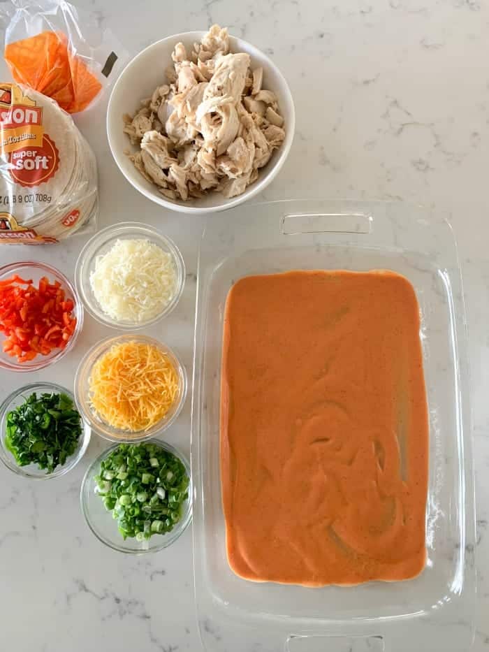 Enchiladas hebdomadaires au poulet