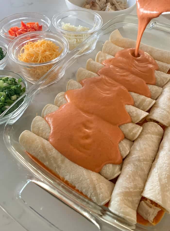 Soirée Enchiladas au Poulet