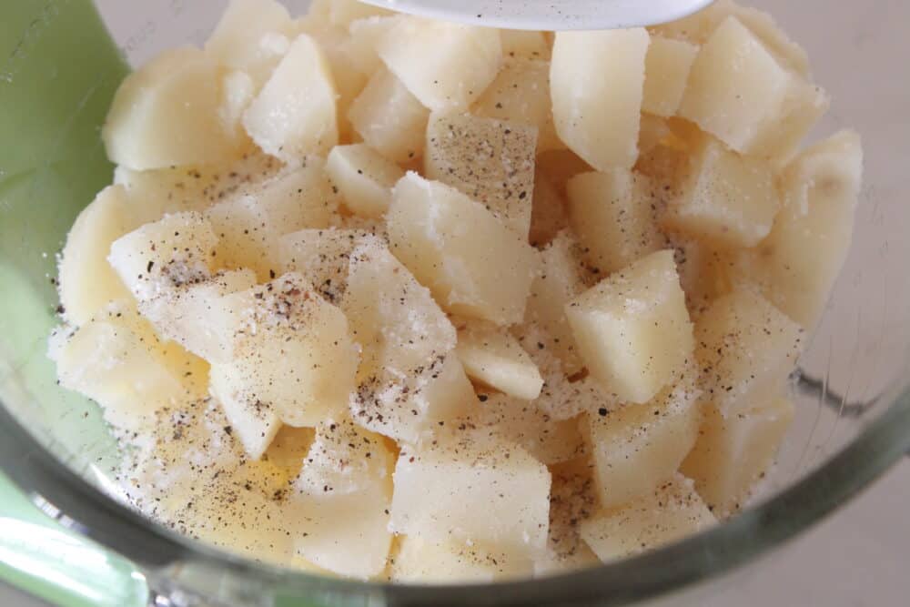 mashing potatoes for best mashed potatoes