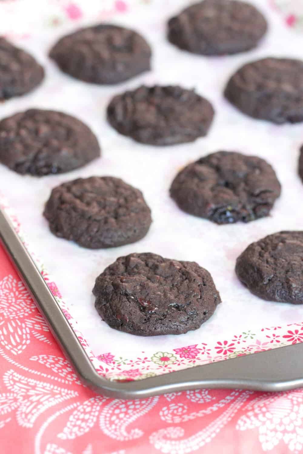 Double Chocolate Junior Mint Cookies Chocolate Cookie Recipe!