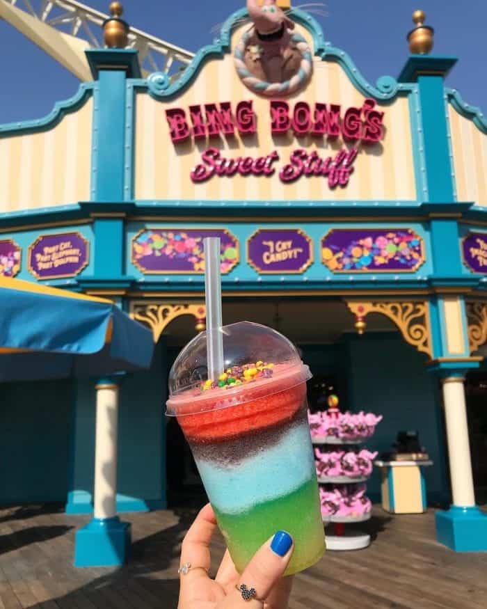 Foodatdisneyland  The Pixar Pier Frosty Parfait from Adorable