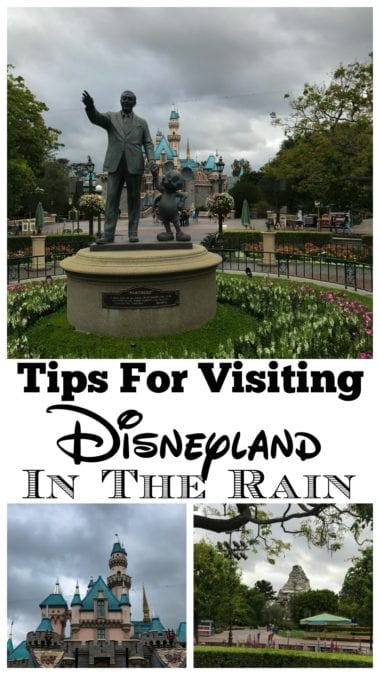 disneyland in the rain