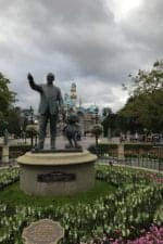 Disneyland in the rain