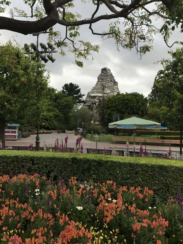 Disneyland in the rain