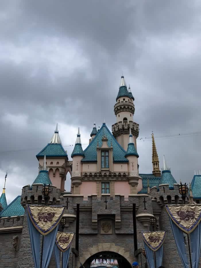 Disneyland in the rain