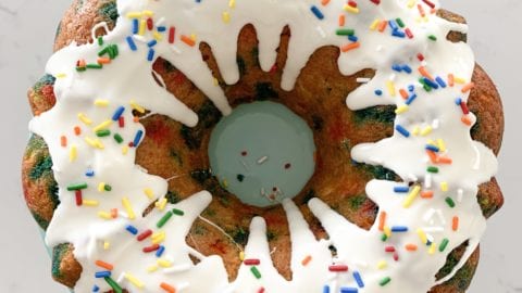 Funfetti Bundt Cake (A Doctored Cake Mix Recipe) - I Scream for