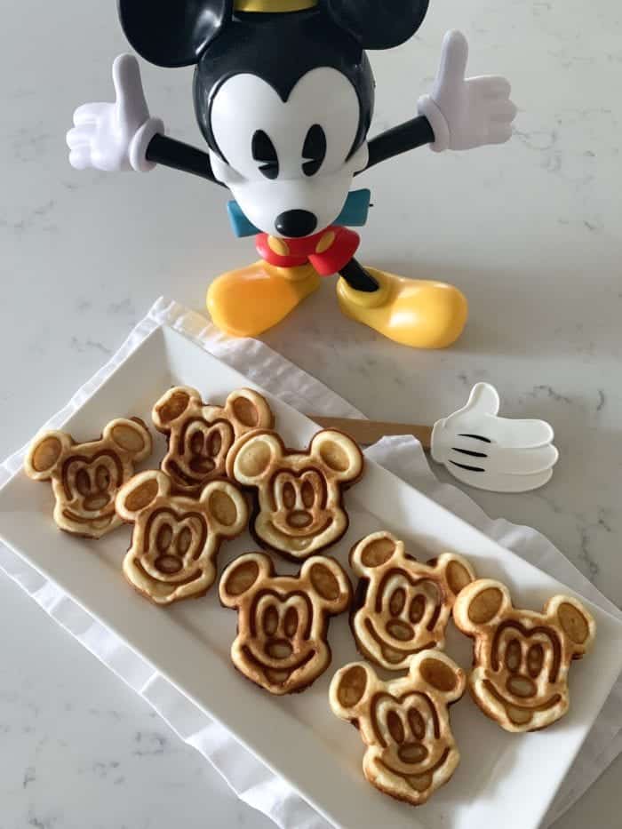 Simple Waffle Recipe with Mickey Mouse! – Mamal Diane