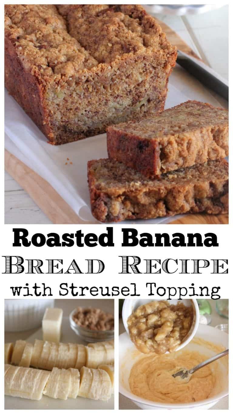 Roasted Banana Bread with Streusel Topping - Best Banana ...