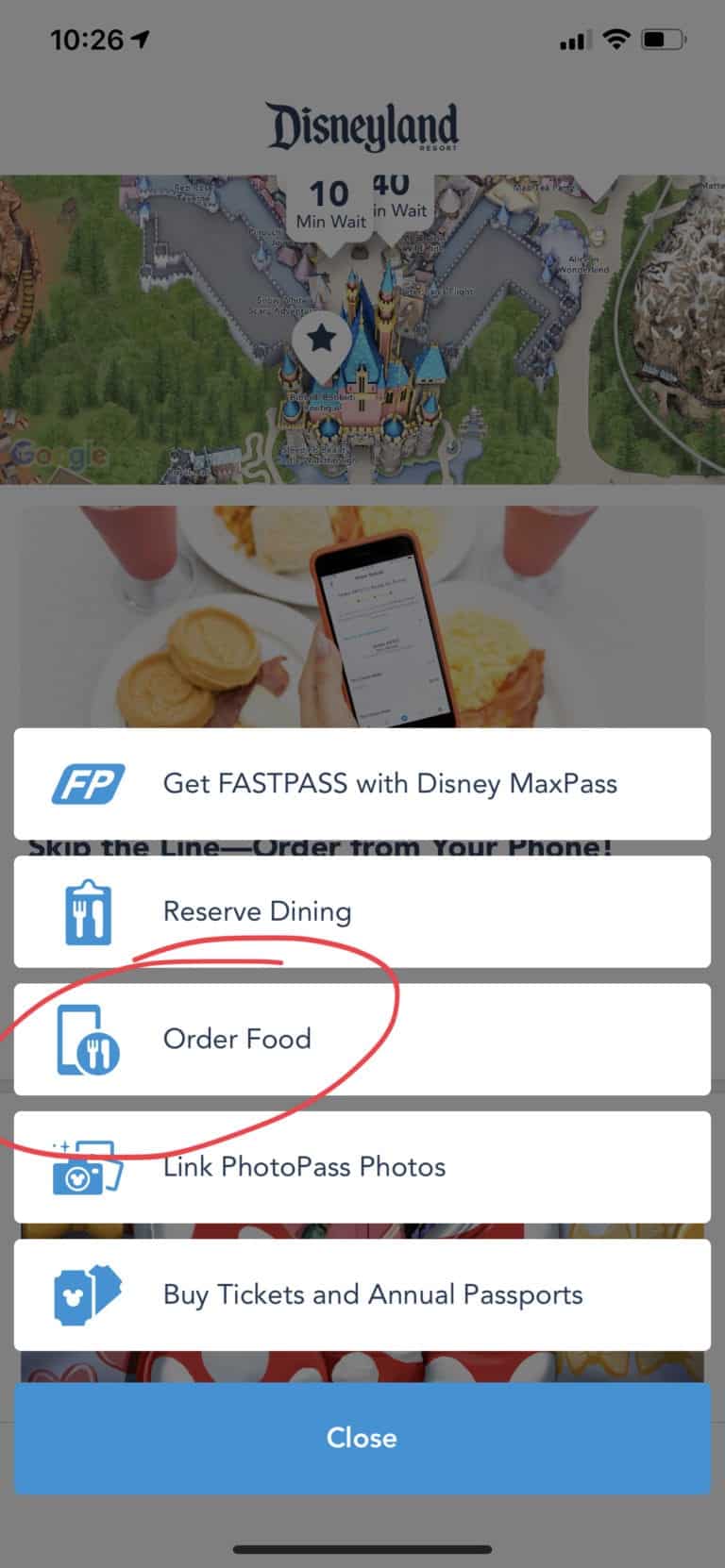 A Pro Using Disneyland Mobile Ordering Disneyland TIPS!!