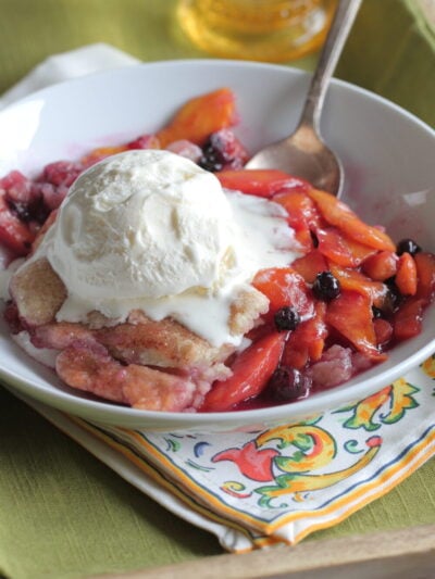 peach cobbler
