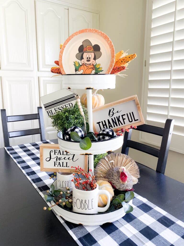 Holiday Tiered Tray Displays, Disney Style! - Picky Palate