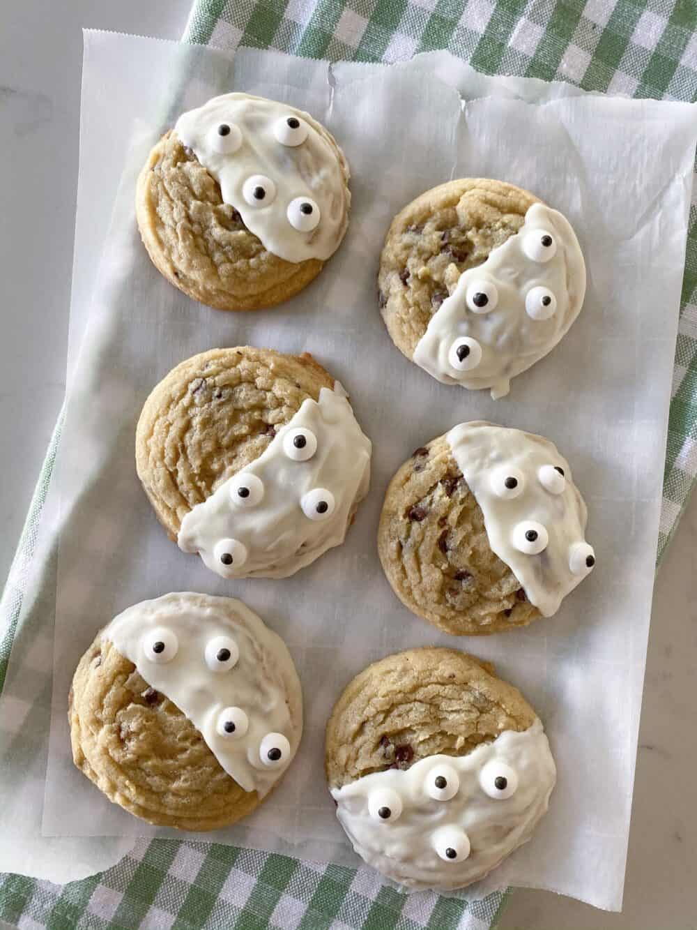 baked halloween cookies