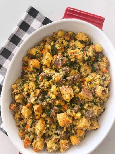 baked thanksgiving stuffing